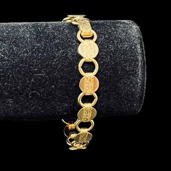 Sarah Coventry Jewelry - Sarah Coventry Gold Tone Round Link Bracelet (4677 -1 -2)